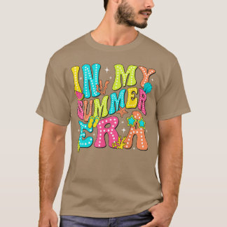 Camiseta Na Minha Era de Verão Férias de Verão Praia Famíli
