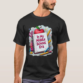 Camiseta na Minha Era do Ensino Fundamental Professor Crian