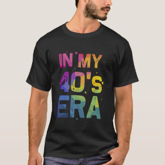 Camiseta Na minha era dos 40 anos Legal aniversário de 40 a
