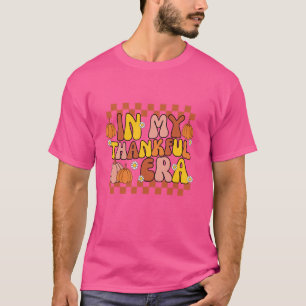 Camiseta Na Minha Era Grata Abóboras Tempero Outono Folhas