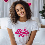Camiseta Na minha era noiva, tipo retrô e anel de casamento<br><div class="desc">Na minha era noiva,  tipo retrô e camiseta de anel casado</div>