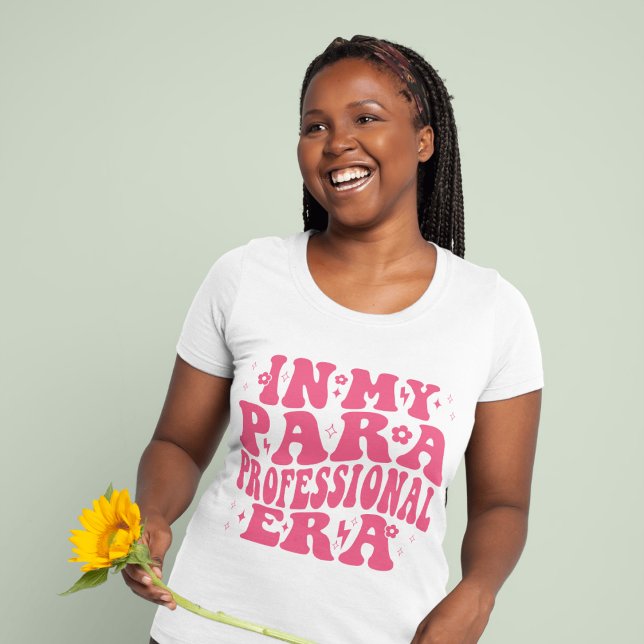 Camiseta Na Minha Era Paraprofissional, Groovy, Retro (Criador carregado)