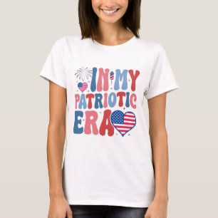 Camiseta Na Minha Era Patriótica, 4 de Julho, América Verme