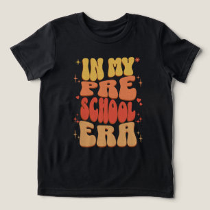 Camiseta Na minha era pré-escolar, de volta à pré-escola