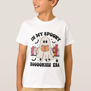 Camiseta Na Minha Era Spookish Books Ghost Books Halloween 