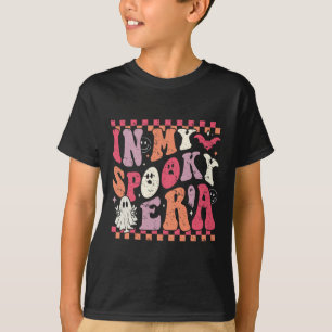 Camiseta Na Minha Era Spooky Groovy Hippie Halloween Ghost