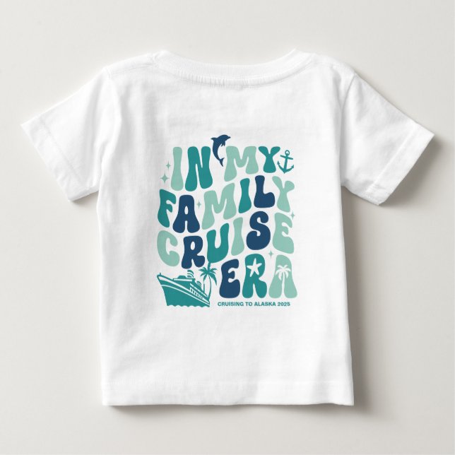 Camiseta Na Minha Família Cruise Era Personalizada, Corresp (Verso)