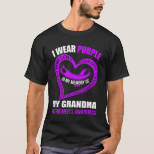 Camiseta Na minha memória, a minha avó ALZHEIMER está consc