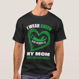 Camiseta Na minha memória da minha mãe TBI AWARENESS