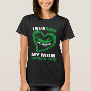 Camiseta Na minha memória da minha mãe TBI AWARENESS