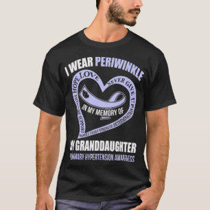 Camiseta Na minha memória da minha neta PULMONARY HYPERTE