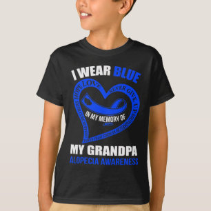Camiseta Na minha memória do meu avô, ALOPECIA, SENSIBILIZA
