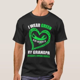 Camiseta Na minha memória do meu avô NON HODGKIN S LYMPHOMA