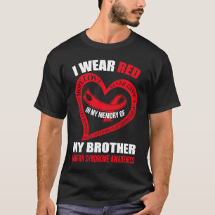 Camiseta Na minha memória do meu irmão MARFAN SYNDROME AWAR