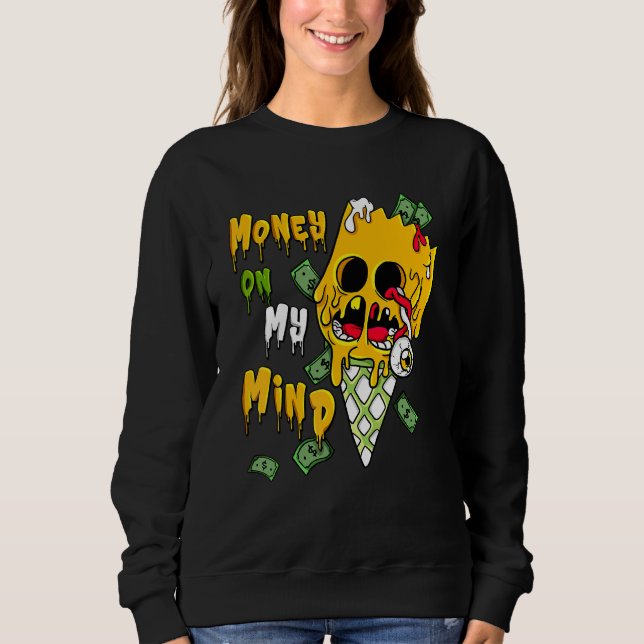 Camiseta Na Minha Mente Bart Sorvete Del Sol 13s Combinando (Frente)