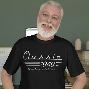 Camiseta Na moda 75º Aniversário do Proprietário Automático