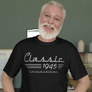 Camiseta Na moda 79º Aniversário do Proprietário Automático