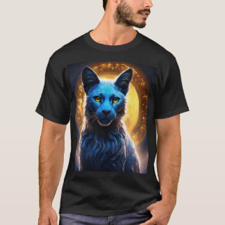 Camiseta "Na moda Cat Design-T-Shirt"