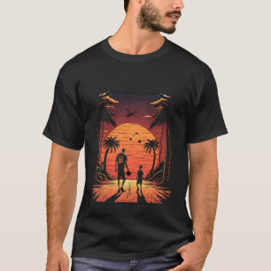 Camiseta Na moda de basquete Entusiastas Padre e Son Play