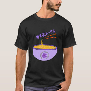 Camiseta na moda de fontes japonesas engraçadas e bonitas
