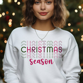 Camiseta Na moda de Natal para Mulheres