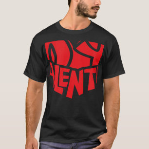 Camiseta Na moda Declaração de Coração Romântica do Dia de