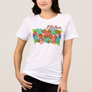 Camiseta Na moda Designs Honrando Mãe
