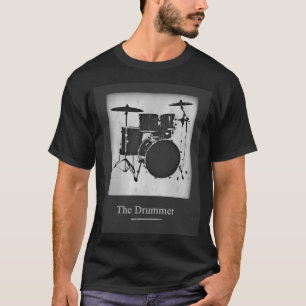 Camiseta Na moda Drummer da Banda Rock
