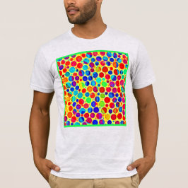 Camiseta Na moda e padrão chic coloridos