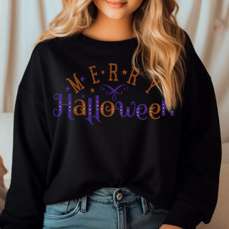 Camiseta Na moda e Trendy Feliz Halloween