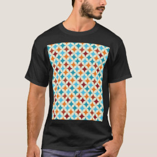 Camiseta Na moda Geométrico: Padrão sem costura do Vintage