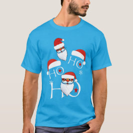 Camiseta Na moda Ho Ho Papais noeis para celebrações festiv