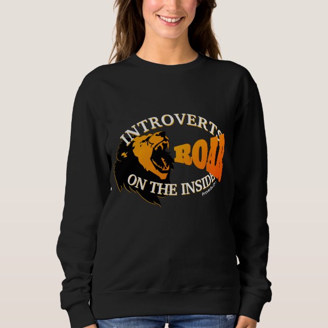 Camiseta Na moda INTROVERTE A TAREFA NO DENTRO Introduzido (Frente)