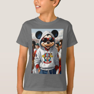 Camiseta "Na moda Mickey: As Crônicas Brancas dos Hoodie"