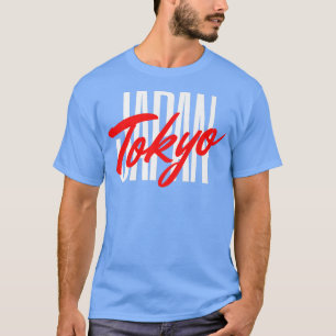 Camiseta Na moda Minimalista Tokyo Japão