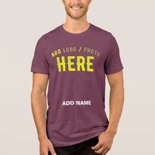 CAMISETA NA MODA MODERNO MAROON PERSONALIZÁVEL MARCA VERIFI