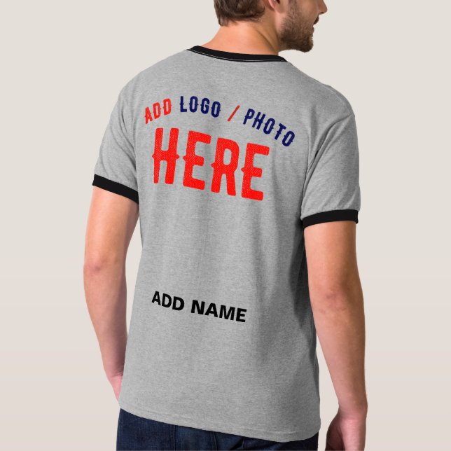 CAMISETA NA MODA MODERNO PERSONALIZÁVEL ASH VERIFICADO COM  (Verso)