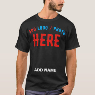CAMISETA NA MODA MODERNO PERSONALIZÁVEL NEGRO VERIFICADO CO