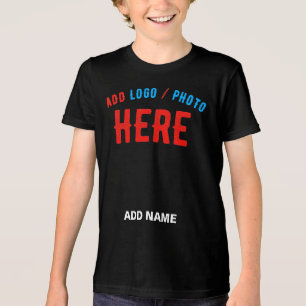CAMISETA NA MODA MODERNO PERSONALIZÁVEL NEGRO VERIFICADO CO