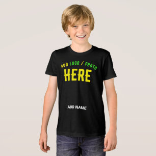 CAMISETA NA MODA MODERNO PERSONALIZÁVEL NEGRO VERIFICADO CO
