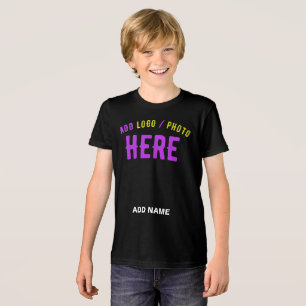 CAMISETA NA MODA MODERNO PERSONALIZÁVEL NEGRO VERIFICADO CO