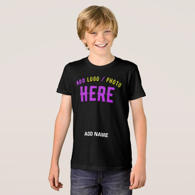 CAMISETA NA MODA MODERNO PERSONALIZÁVEL NEGRO VERIFICADO CO (Frente Completa)