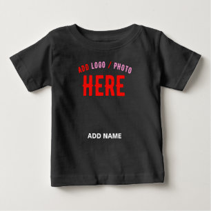 CAMISETA NA MODA MODERNO PERSONALIZÁVEL NEGRO VERIFICADO CO