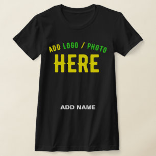 CAMISETA NA MODA MODERNO PERSONALIZÁVEL NEGRO VERIFICADO CO