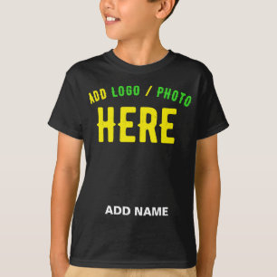 CAMISETA NA MODA MODERNO PERSONALIZÁVEL NEGRO VERIFICADO CO