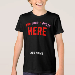 CAMISETA NA MODA MODERNO PERSONALIZÁVEL NEGRO VERIFICADO CO