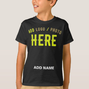 CAMISETA NA MODA MODERNO PERSONALIZÁVEL NEGRO VERIFICADO CO