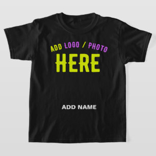 CAMISETA NA MODA MODERNO PERSONALIZÁVEL NEGRO VERIFICADO CO