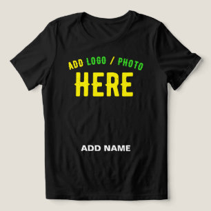 CAMISETA NA MODA MODERNO PERSONALIZÁVEL NEGRO VERIFICADO CO