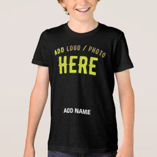 CAMISETA NA MODA MODERNO PERSONALIZÁVEL NEGRO VERIFICADO CO